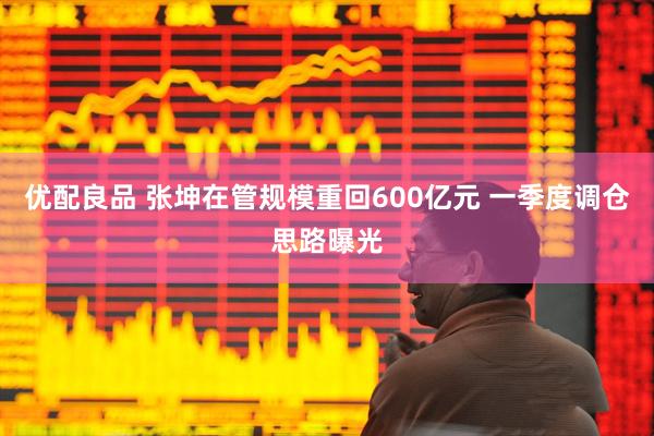 优配良品 张坤在管规模重回600亿元 一季度调仓思路曝光