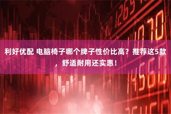 利好优配 电脑椅子哪个牌子性价比高？推荐这5款，舒适耐用还实惠！
