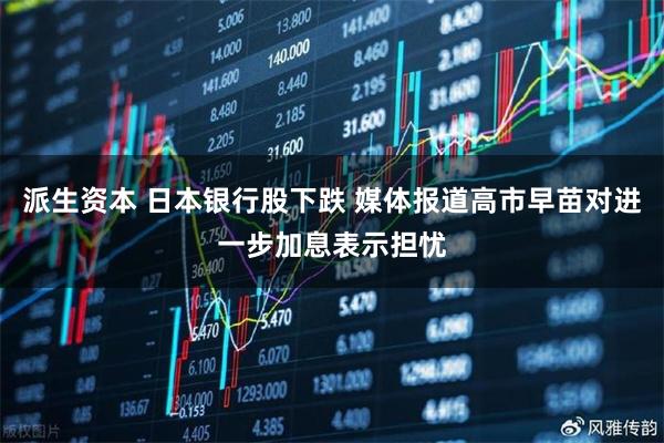 派生资本 日本银行股下跌 媒体报道高市早苗对进一步加息表示担忧